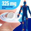 Bufferin Aspirin 325mg, Pain Reliever & Fever Reducer, with 3 Buffering Agents Relieves 7 Types of Pain: Headaches, Back Ache, Arthritis, Muscle Aches & More, for Adults, 130 Coated Tablets, 1-Pack