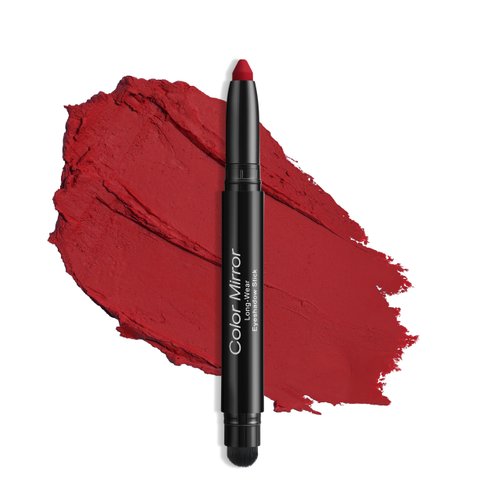 Color Mirror Longwear Cream Eye Shadow Sticks(69 Glory Lily Matte),Smudge-Proof, Waterproof Eyeshadow,Silky Formula With Makeup Brush,Red Eyeshadow Stick