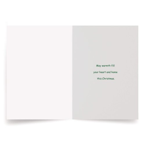 Designer Greetings Christmas Cards - Box Set 18 Cards and 18 Envelopes - Merry Christmas Written in the Sand with Seashells Spelling Merry