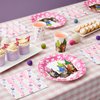 Juvale 144-Piece Kitten Party Supplies Set with Cat Birthday Paper Plates, 6.5-Inch Napkins, 9oz Cups, and Plastic Cutlery, Knives, Spoons, and Forks (Serves 24 Guests)