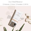 PUR Beauty 4-in-1 Tinted Moisturizer with SPF 20 - Hydrating Skin Tint Face Moisturizer, Primer & Foundation with Shea Butter, Aloe Vera & Vitamin B3 - Vegan Friendly, Paraben Free (Light)