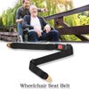 Wheelchair Seat Belt for Elderly & Disabled - Electric Scooters Replacement Band Accessory, Adjustable up to 45"L