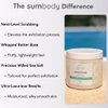 Sumbody Whipped Sea Salt Scrub Milky Rich - Goat Milk Exfoliating Body Scrub for Skin, Moisturizing Foot Scrub & Hand Scrub, Hydrating Bath Scrub & Body Exfoliator for Men and Women, Made in USA