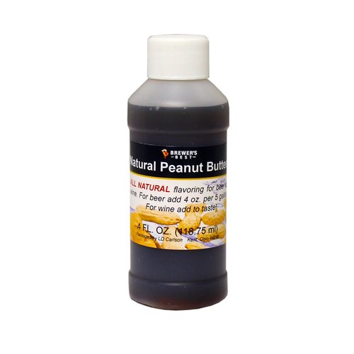 Brewer's Best Natural Beer and Wine Fruit Flavoring (Peanut Butter)