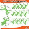 UpBrands 24 Pack LIGHT GREEN Super Stretchy Lizard Toys - Refreshing Party Favors, Rubber Lizards for Kids, Reptile & Newt Toy Small Students Rewards, Stress-Relief & Light Green Celebrations