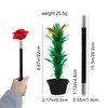 Stick to Rose+Flower Magic Tricks Flowers Appearing Close up Street Stage Magic Props,Easy Magic Trick Toys Show Performance Prop Funny Toys for Adults Kids