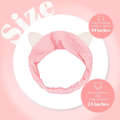 Dreamlover Face Wash Headbands, Gift for Teen Girl, Sleep Over Essentials, Stocking Stuffers, Christmas Gifts for Women, 3 Pieces