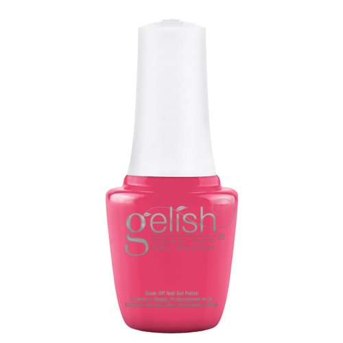 Gelish Mini Summer Collection Up In The Air - Got Some Altitude, Bright Pink Creme Gel Nail Color, Summer Gel Polish Collection, Gel Nail Color, Long-Lasting Soak Off Gel Polish 9mL