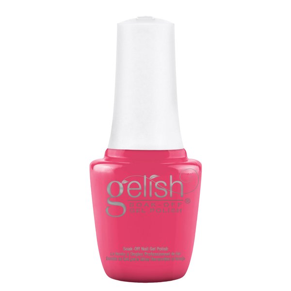 Gelish Mini Summer Collection Up In The Air - Got Some Altitude, Bright Pink Creme Gel Nail Color, Summer Gel Polish Collection, Gel Nail Color, Long-Lasting Soak Off Gel Polish 9mL