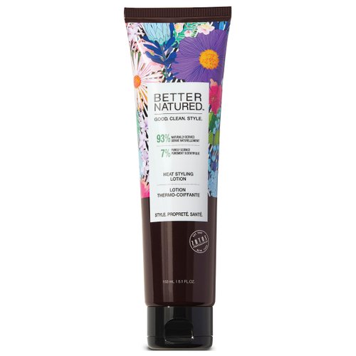 Better Natured Heat-Styling Blow Dry Lotion for Anti-Frizz Hair Treatment - contains Coconut, Tahitian Palm, and White Orchid, 5.1 Fl Oz