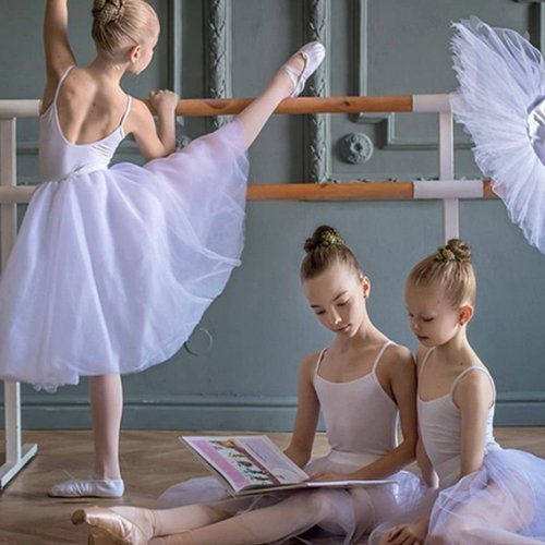 AsggBah 7pcs Colored Bun Hair Nets, Small Sized 7.5cm/2.95", Elastic Mesh, Reusable with Drawstring for Girls Kids Hair Fixing