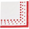 Creative Converting Paper Lunch Luncheon Napkins, 6.5" x 6.5", Ruby Red