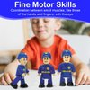 FUNERICA Toy Figures & Playsets - Toy Police Officers -Detailed Imaginative Little People Police Action Figures for Toddlers & Kids - Play Policeman Figurines - Mini People Community Helpers (3-Pack)
