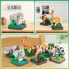QwlJYfv Mini Land Animals Building Blocks Set,Cute Elephant Panda Kangaroo Display,Easter Small Building Toy for Boys and Girls,Great Gift for Kids Ages 6+(6 Pack)