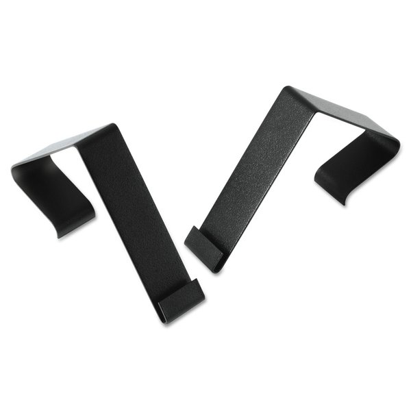 Quartet Cubicle Partition Hangers, Fits 1.5" – 2.5" Cube Walls, Matrix, Black (MCH10)