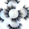 Sunniess False Eyelashes 8D Faux Mink Lashes 100% Handmade Reusable Natural Look Fake Eye lashes Cat-Eye Fluffy Wispy Lashes Dramatic Long Thick Volume Soft Lashes Packs (8d14)