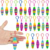 bairimeng 24 PCS Sensory Slug Toys, Articulated Stretch caterpillar toy, Anxiety Relief fidget Slug toy, Novelty Party Favors for Kids.