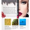 DC-BEAUTIFUL 12Pcs Lot Set 12 Colors Lip Liner Pencil Waterproof Non-marking Matt Velvet Lipstick Pen, Professional Long Lasting Lipliner Set with Sharpener