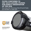 Celestron – EclipSmart Safe Solar Eclipse Telescope Filter – Meets ISO 12312-2:2015(E) Standards – Works with 6” Schmidt-Cassegrain Telescopes – Observe Solar Eclipses & Sunspots – Secure Fit