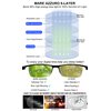 MARE AZZURO 4 Pack Blue Light Blocking Reading Glasses Men Women Lightweight Computer Readers 1.00 1.25 1.50 1.75 2.00 2.25 2.50 2.75 3.00 3.50 4.00 (4.0)
