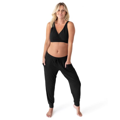 Kindred Bravely Everyday Maternity Joggers/Lounge Pants for Women (Black, Medium)