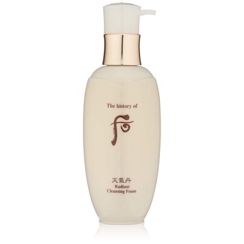 The History of Whoo Cheongidan Radiant Cleansing Foam | Detoxifies & Lifts Away Impurities While Comforting | Keep Skin Moisturized & Nourished After Cleansing, 200ml