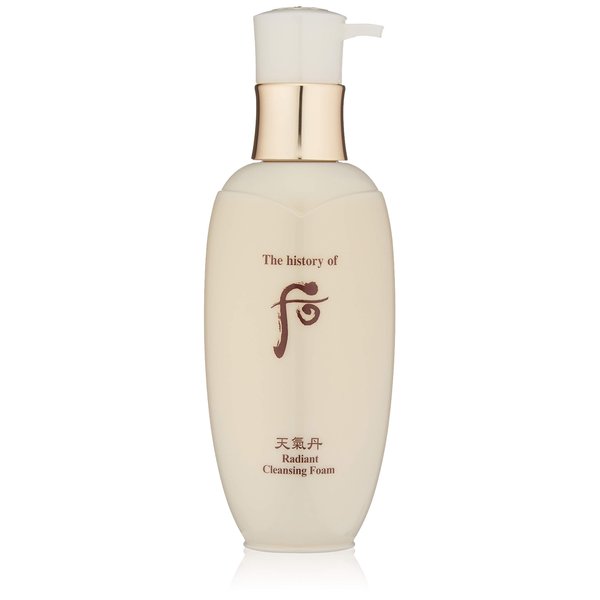 The History of Whoo Cheongidan Radiant Cleansing Foam | Detoxifies & Lifts Away Impurities While Comforting | Keep Skin Moisturized & Nourished After Cleansing, 200ml