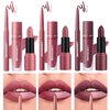 Jolilab 9 in 1 Matte Velvet Lipstick Set-Lip Liner, Lip Gloss and Lipstick, Waterproof Longlasting Pigment Nude Non-Stick Cup Women Lip Makeup, Perfect for Natural Lip Contour (04+05+06, 1)