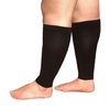 Runee Extra Wide Calf Compression Sleeve - Leg Support For Wide Calves, Compression Sleeve For Calf Pain & Shin Splint, Relief Swelling, Varicose Veins, DVT (Black)