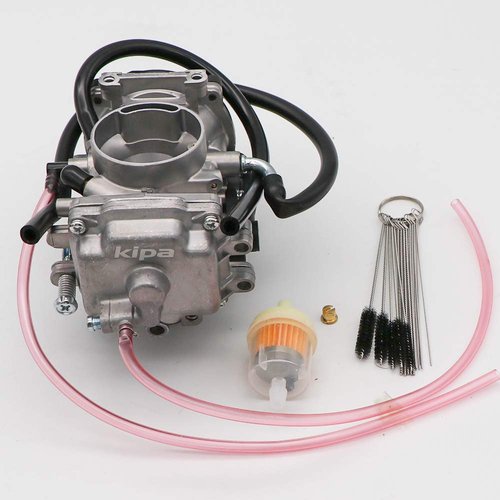 KIPA Carburetor For Yamaha TTR225 TTR 225 Dirt Bike 1999-2004, Replace OEM Part Number 5FG-14901-00-00, With Carbon Dirt Jet Cleaner Tool Kit & Fuel Filter