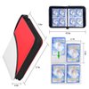 Carrying Case Binder Fit for Pokemon Cards, Trading Card Binder Holds Up to 400 Standard Size Cards, Famard Card Sleeves with 50 Premium 4-Pocket Pages