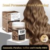 Joyful Young Vegan Semi-Permanent Hair Color Mask – Ammonia-Free, Paraben & Sulfate-Free Hair Dye & Depositing Conditioner, Plant-Based Formula, Long-Lasting Color in Minutes, 300ml (LIGHT BROWN)