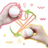 24 Pcs Baseball Stress Ball,2.5 Inch Mini Squeeze Foam Baseball,Relaxable Sports Ball for Themed Party Favors,Decoration,Anxiety Relief