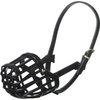 OmniPet Leather Brothers Italian Basket Dog Muzzle, Adjustable Secure Fit, Comfortable Design, Training and Safety, Averts Biting, Prevents Chewing and Scavenging, Perfect for Grooming - Black, Size 3