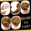 400 Pcs Hair Nets for Women Hair Nets for Food Service Invisible Elastic Edge Mesh 20 Inches Hair Nets, Ballet Dance Hair Bun (Gold)