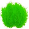 100pcs Yellow Green Fluffy Turkey Marabou Feathers 4-6 Inches for Crafts Dream Catcher Fringe Trim Colored Feathers Fly Tying Material