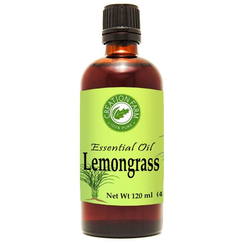 Lemongrass Essential Oil 4 oz - Aceite La hierba de limn- Pure Lemongrass Oil for Diffuser & Aromatherapy