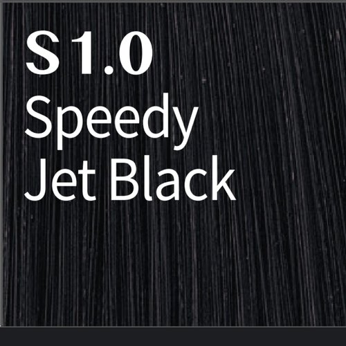 Elabore Hush Hair Color Cream 80g / 2.82oz (3.0 - Darkest Brown) (S1.0 SPEEDY JET BLACK, 8.0g / 2.82oz)