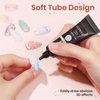 SUPWEE 3D Nail Art Gel Clear Sculpting Gel for Nail Art Design DIY 3D Embossing Gel for Painting Drawing Carving Nails Gel Nail Tube Home DIY Modeling Decoration Manicure
