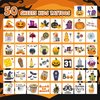 EMOME 50 Sheets Halloween Tattoos for Kids, Individual Wrapped Kids Temporary Tattoos for Boys Girls, Halloween Party Supplies Favors Decorations Fake Tattoos Stickers Treats for kids