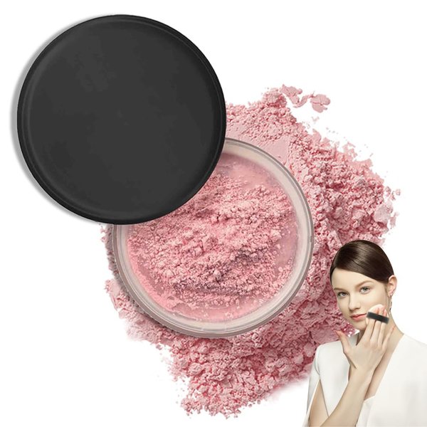 Kpeuuef Blurring Setting Powder,Long-lasting Matte Loose Powder Oil Control Loose Beauty Setting Powder for All Skin Tones Translucent Powder Setting Powder for Makeup (01#)