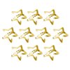 10Pcs Gold Star Hair Clips,Metal Snap Hair Clips,Hair Barrettes Hair Side Clamps Headdress Cute Hair Accessories for Women Girls Kids,Hair Clips Hair Accessories