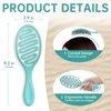 Daily Gard Detangling Brush, Dry and Wet Vented Detangler Hair Brush for Women and Men, Paddle Quick Drying Hairbrush for Wet/Dry/Curly/Thick/Long/Wavy/Damaged Hair, Green