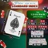 Pre-Owned Professional Playing Cards from Las Vegas - 8 Decks, Bridge Size, Plastic Coated, Retired Casino Table Games Collection, Standard 52-Card Poker Deck Set