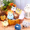 Skylety 9 Pcs Mini Plush Stuffed Animals Bulk 3.15 Inch Cute Soft Decompress Animals Plush Toys for Kids Baby Shower Birthday Charity Donation Gifts Classroom Prizes (Forest Animals)