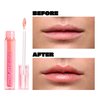 BABE ORIGINAL Plumping Lip Jelly for Fuller Looking Lips | Lip Gloss with Peptides Hyaluronic Acid Plumps & Hydrates Lips | Cruelty-Free, Vegan Formula with High Shine & Long-Lasting Color, Peach