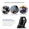 ulip Electric Scooters Folding Clamp Vertical Rod Rugged Lock Parts Tighten Clamp Accessories for Kaabo Mantis 10 Electric Scooter