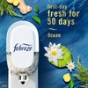 Febreze Odor-Fighting Fade Defy PLUG Air Freshener, Mountain, Ocean, Amber, (3) .87 fl. oz. Oil Refills