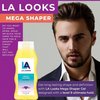 L.A. LOOKS Styling Gel Mega Mega Hold 20 oz (Pack of 10)