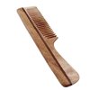 THE Unltd India Handmade Neem wooden Comb For Detangling Long, Thick and Wavy Hair, Wide Tooth Structure for Gentle Grooming Anti Static, Hair Comb for Men, Women and Kids (Fine Teeth)